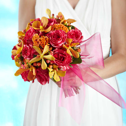 Brilliant Shades of Love Bouquet –  Black Orchid Florist, Santa Ana CA